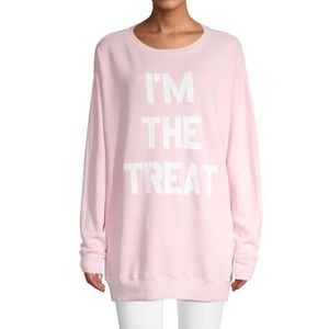 WILDFOX Im The Treat Oversized Sweater Sz Medium
